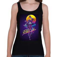 PRINTFASHION Pathfinder Retro - Apex Legends - Női atléta - Fekete