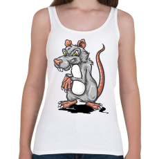 PRINTFASHION patkány - Női atléta - Fehér