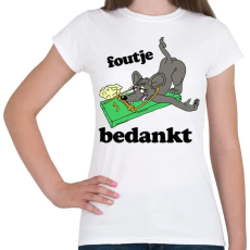 PRINTFASHION Patkány - Női póló - Fehér