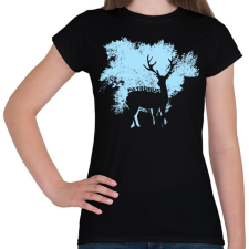 PRINTFASHION Patrónus - Női póló - Fekete női póló