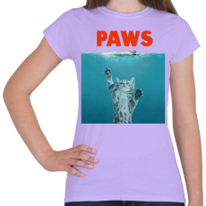 PRINTFASHION Paws - Női póló - Viola