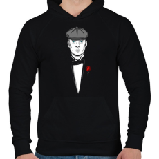 PRINTFASHION Peaky Blinders - Férfi kapucnis pulóver - Fekete
