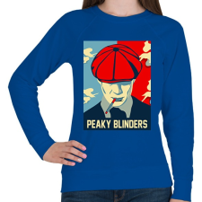 PRINTFASHION Peaky Blinders smoke - Női pulóver - Királykék női pulóver, kardigán