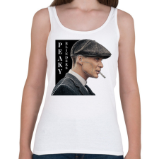 PRINTFASHION Peaky Blinders - Tommy Shelby vonalas - Női atléta - Fehér női trikó