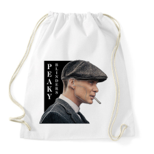 PRINTFASHION Peaky Blinders - Tommy Shelby vonalas - Sportzsák, Tornazsák - Fehér tornazsák