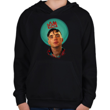 PRINTFASHION Peaky Blinders vezér - Gyerek kapucnis pulóver - Fekete gyerek pulóver, kardigán