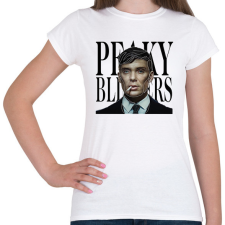 PRINTFASHION Peaky Blinders- Vonalas - Női póló - Fehér női póló
