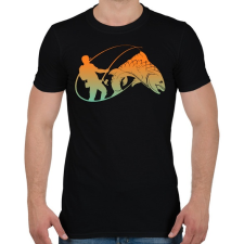 PRINTFASHION pecás - Férfi póló - Fekete férfi póló