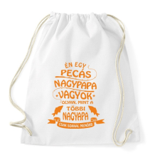 PRINTFASHION Pecás nagypapa vagyok - Sportzsák, Tornazsák - Fehér tornazsák