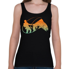 PRINTFASHION pecás - Női atléta - Fekete női trikó