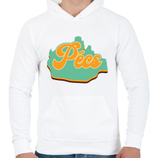 PRINTFASHION Pécs - Férfi kapucnis pulóver - Fehér férfi pulóver, kardigán