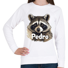 PRINTFASHION Pedro mosómaci - Női pulóver - Fehér