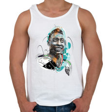 PRINTFASHION Pelé - Férfi atléta - Fehér