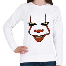 PRINTFASHION Penny Wise - Női pulóver - Fehér női pulóver, kardigán