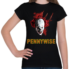 PRINTFASHION PENNYWISE - Női póló - Fekete női póló