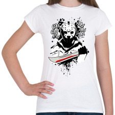 PRINTFASHION Péntek 13. - Jason Vorhees - Női póló - Fehér női póló