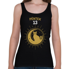 PRINTFASHION PÉNTEK 13 - Női atléta - Fekete női trikó