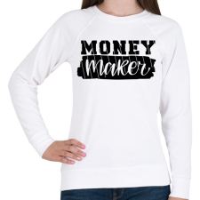 PRINTFASHION Pénzes páros - pénz kereső - Női pulóver - Fehér női pulóver, kardigán