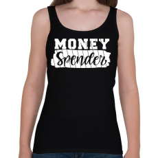 PRINTFASHION Pénzes páros - pénz szóró 2 - Női atléta - Fekete