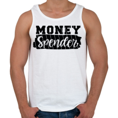 PRINTFASHION Pénzes páros - pénz szóró - Férfi atléta - Fehér