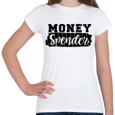 PRINTFASHION Pénzes páros - pénz szóró - Női póló - Fehér