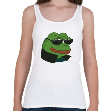 PRINTFASHION PepeCool - Női atléta - Fehér női trikó