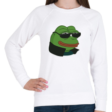 PRINTFASHION PepeCool - Női pulóver - Fehér