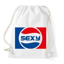 PRINTFASHION pepsi sexy 1 - Sportzsák, Tornazsák - Fehér tornazsák