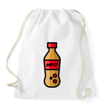 PRINTFASHION PEPSZI - Sportzsák, Tornazsák - Fehér tornazsák