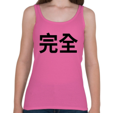 PRINTFASHION Perfect japan black - Női atléta - Rózsaszín női trikó