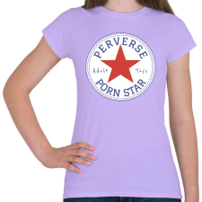 PRINTFASHION Perverz pornósztár - Női póló - Viola női póló