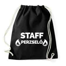 PRINTFASHION Perzselő Staff - Sportzsák, Tornazsák - Fekete tornazsák