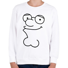 PRINTFASHION Peter Griffin - Gyerek pulóver - Fehér