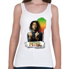 PRINTFASHION Peter Tosh - reggae - Női atléta - Fehér