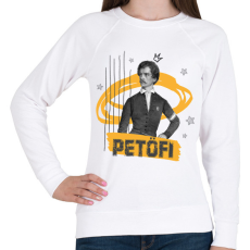 PRINTFASHION Petőfi Sándor - Női pulóver - Fehér