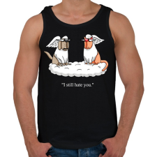 PRINTFASHION Pets heaven - Férfi atléta - Fekete atléta, trikó