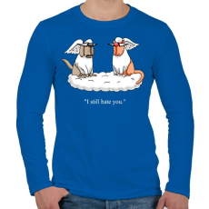 PRINTFASHION Pets heaven  - Férfi hosszú ujjú póló - Királykék