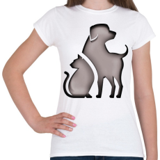 PRINTFASHION pets - Női póló - Fehér