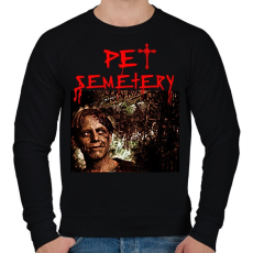 PRINTFASHION PETSEMETERY - Férfi pulóver - Fekete