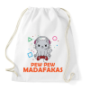 PRINTFASHION Pew Pew Madafakas Gamer - Sportzsák, Tornazsák - Fehér