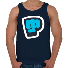 PRINTFASHION PewDiePie - Férfi atléta - Sötétkék atléta, trikó