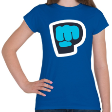 PRINTFASHION PewDiePie - Női póló - Királykék