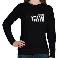 PRINTFASHION Pfizer Team - Női pulóver - Fekete női pulóver, kardigán
