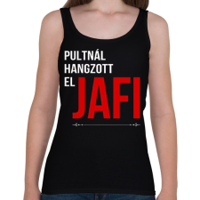 PRINTFASHION PHE4 - Női atléta - Fekete női trikó