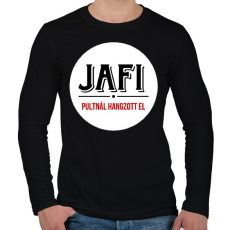 PRINTFASHION PHE - Férfi hosszú ujjú póló - Fekete