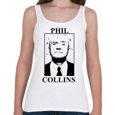 PRINTFASHION Phil Collins - Női atléta - Fehér