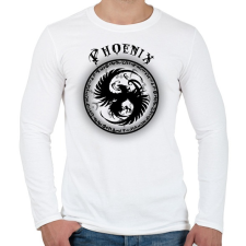 PRINTFASHION phoenix - Férfi hosszú ujjú póló - Fehér férfi póló