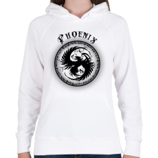 PRINTFASHION phoenix - Női kapucnis pulóver - Fehér