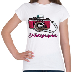 PRINTFASHION photographer - Női póló - Fehér