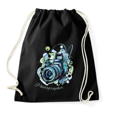 PRINTFASHION photographer - Sportzsák, Tornazsák - Fekete tornazsák